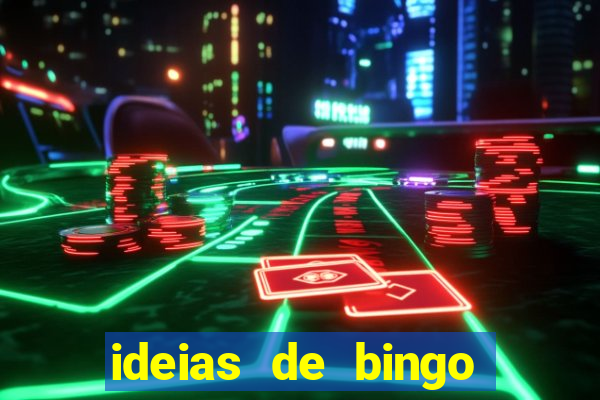 ideias de bingo para o natal